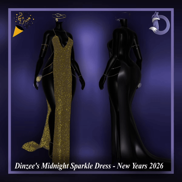 Dinzee's Midnight Sparkle Dress - New Years 2026 Dinzee's Midnight Sparkle Dress - New Years 2026