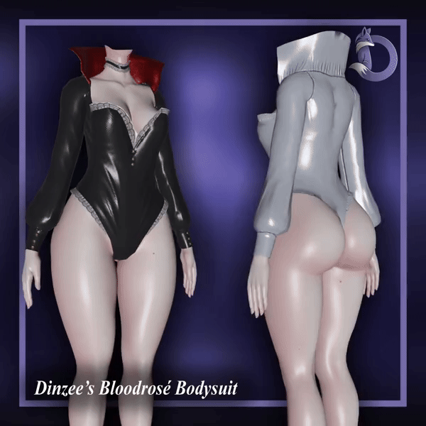 Dinzee's Bloodrosé Bodysuit
