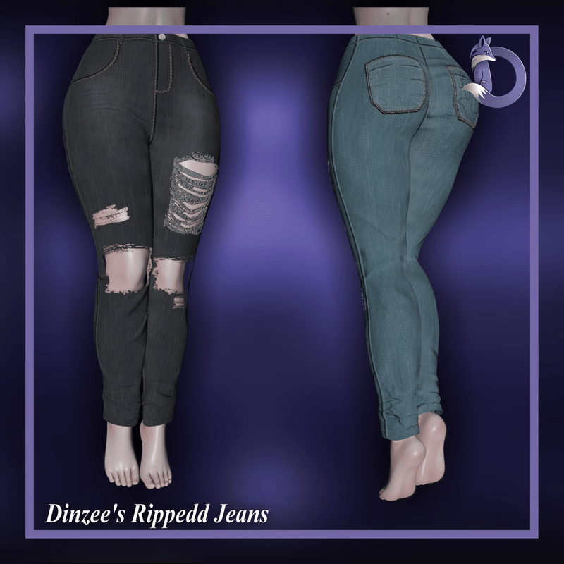 Dinzee's Rippedd Jeans Dinzee's Rippedd Jeans